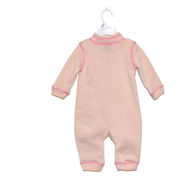 Eddie Bauer One Piece Pink Winter Baby Romper Size 6-9 M - Picture 2 of 8
